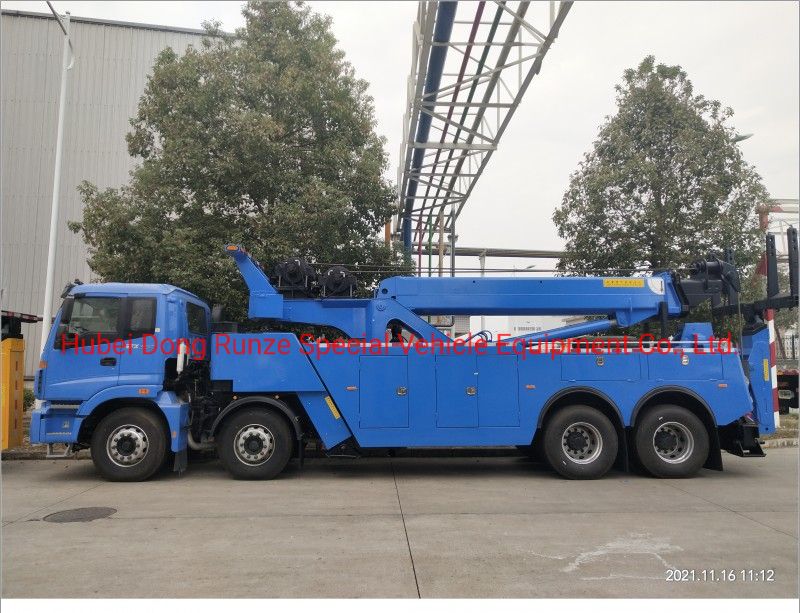 50t Heavy Duty Rotator Tow Truck, Foton 8X4 Tow Wrecker Vehicle