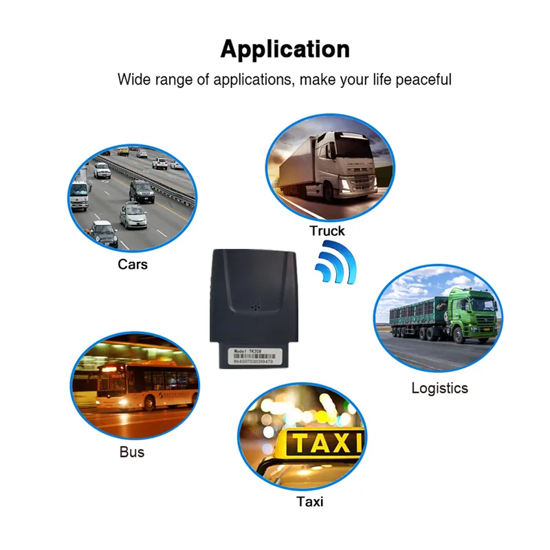 2g OBD GPS Tracking Device Easy Install for Vehicle (TK208S-BE)