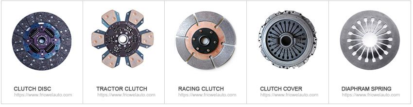 Fricwel Auto Parts Clutch Disc with The Button Copper Clutch Disc Proper Hardness Disc Factory Price