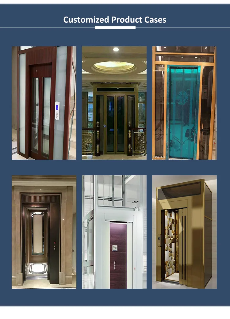 Customized Cheap Outdoor Indoor Use Home Lift Small Home Lift Hydraulic Small Home Elevator Lift