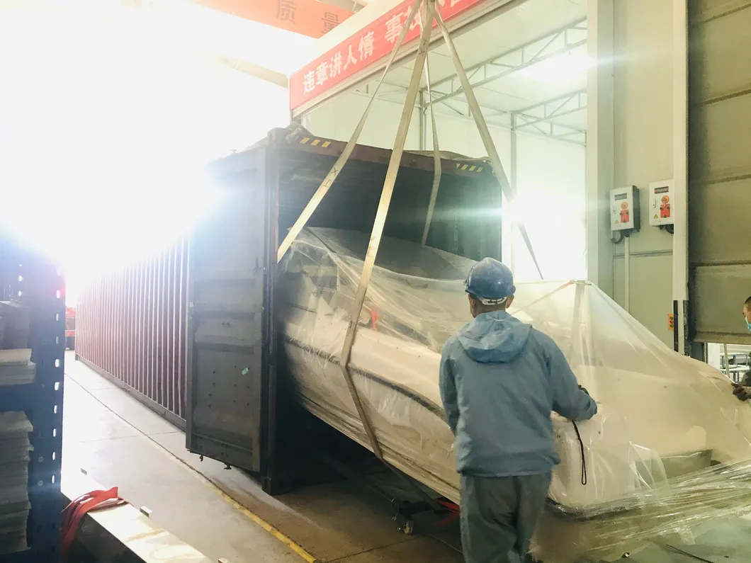 14m/46FT Big Fiberglass Speed Fishing Yacht High Speed Sport Boat with 3 Honda Engines