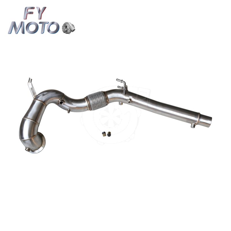 China Factory VW Golf 8 Guaranteed Quality Catted Exhaust Downpipe
