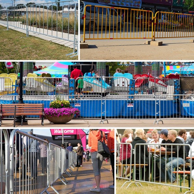 China Galvanized Crowd Control Barrier for Separation