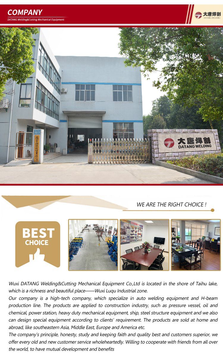 DATANG Main Products Self-Adjustable Welding Rotator Turning Rolls