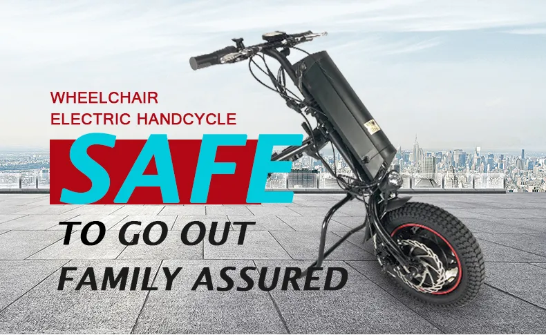 Ce-Approved 36V 350W in-Wheel Motor Electric Handcycle for Wheelchair