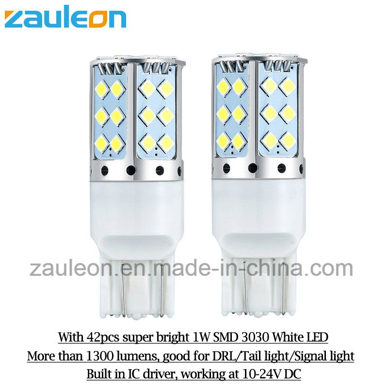 T20 7443 7440 White LED for Auto DRL Reverse Backup Lamp