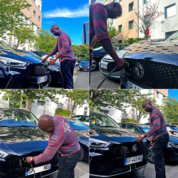 EV Fast Charging Portable Mode 2 EV Charger 3.5kw 16A with Customized Plug