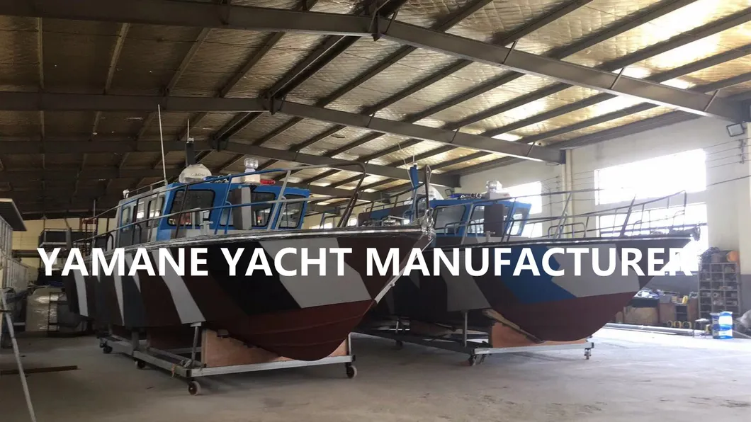 Boat Manufacturer 39FT 11.3m Luxury Aluminum Cabin Cruiser Aluminum Patrol Pilot Boat
