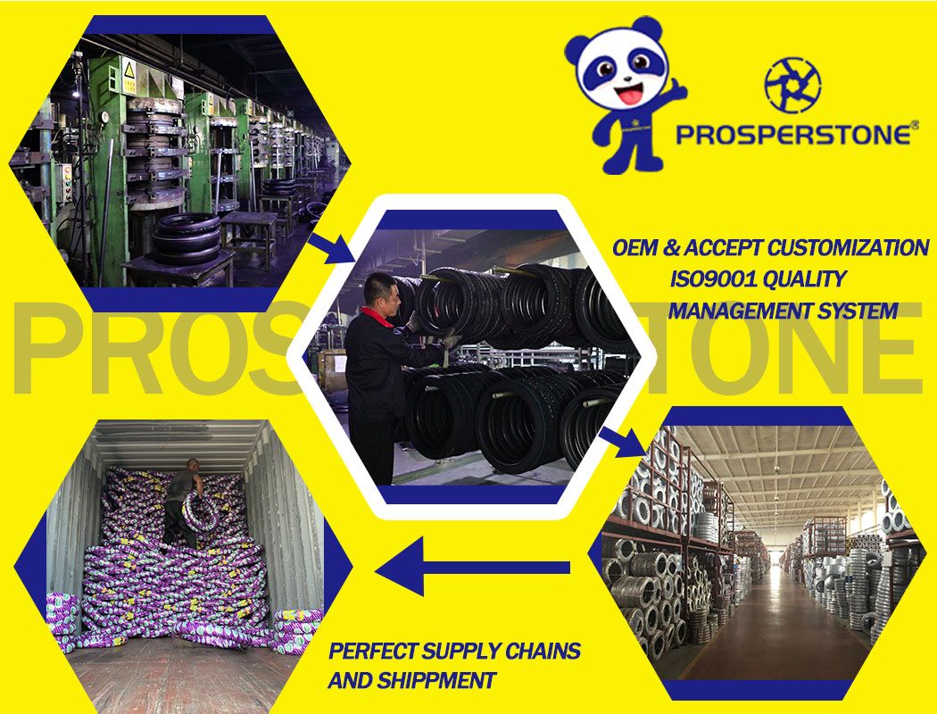 Taiwan Technology Quality Prosperstone Hot Selling New Type 120/70-12 Motorcycle Tyre with High Performance, Durability, Safety and Comfort, Affordable Cost