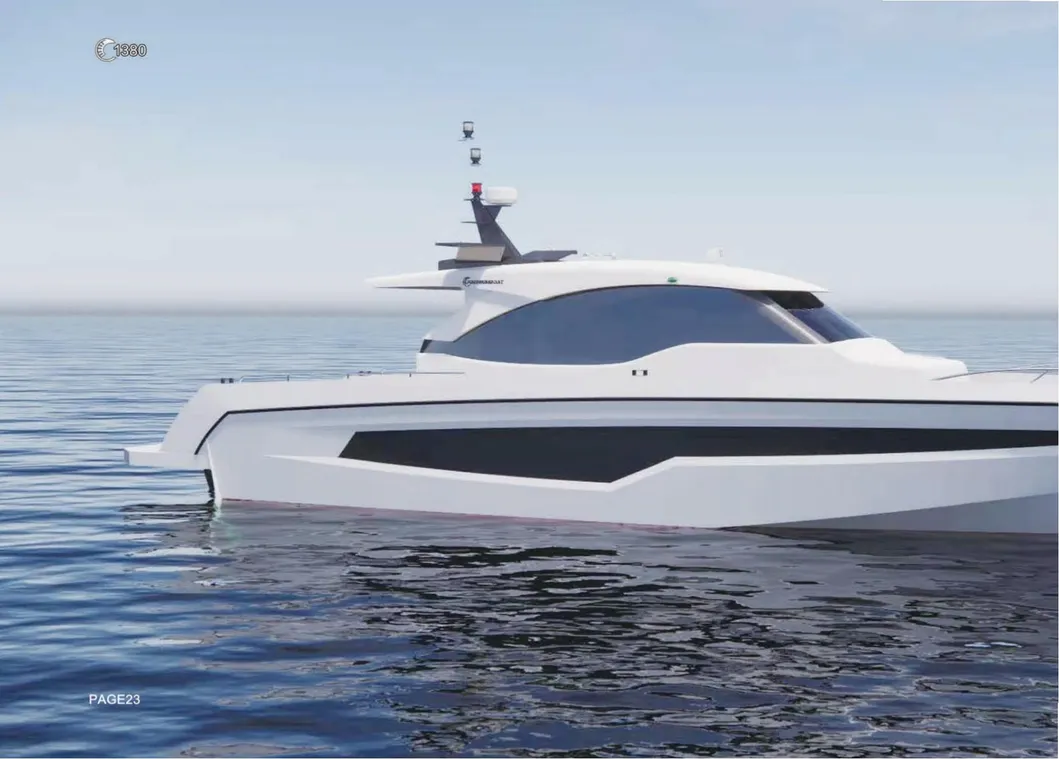 Luxury Sport Speed Yacht Boat with 3 Engine 250HP with 12 Person for Sale