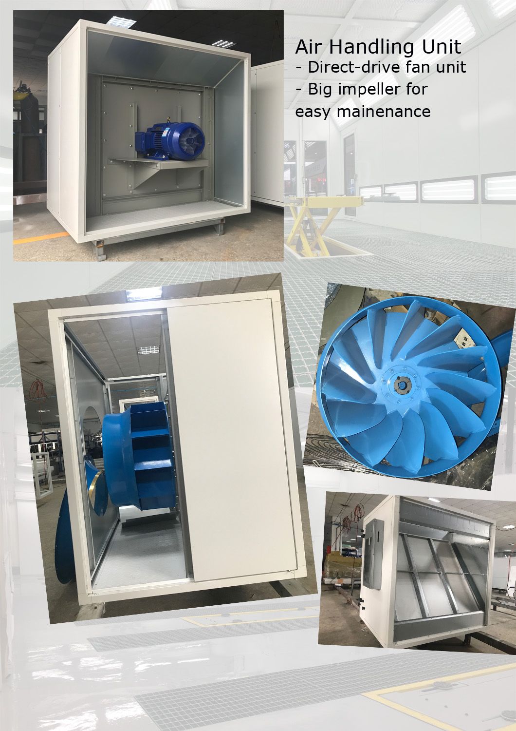 It-701f Industrial Garage Equipment Spray Cabin/Paint Spray Booth/Car Spray Painting Machine