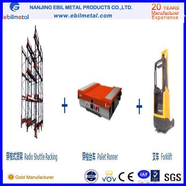Radio Shuttle Car Warehouse Rack System Drive in Racking