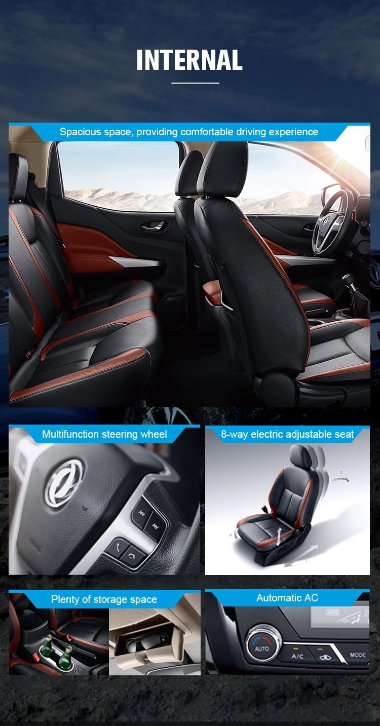 Good Quality Dongfeng Rich6 Left Hand Drive Pickup Truck