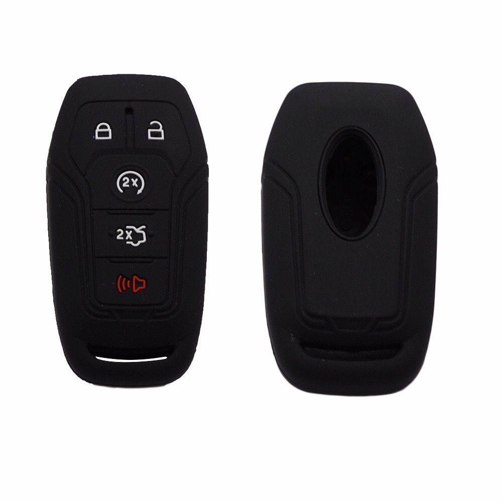 5 Buttons Silicone Car Key Cover for Ford