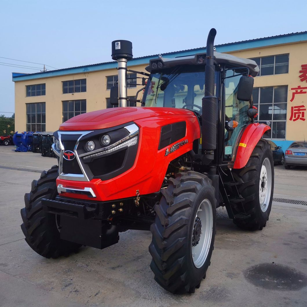 Factory Supply Chinese 180HP 4WD Walking Tractor/Compact/Diesel Engine/Agricultural Machinery Farm Tractor