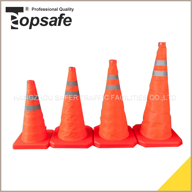 Orange Expandable Traffic Cone