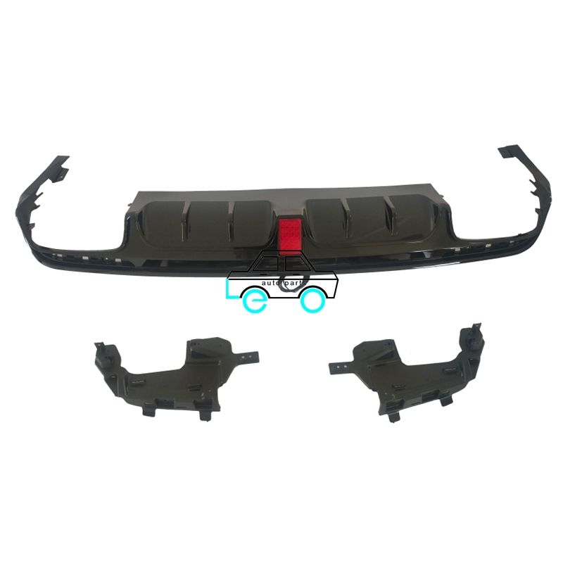 Rear Diffuser Lip Rear Roof Lip Spoiler for Benz S Class W222 Rear Diffuser Barbus Style 14-15