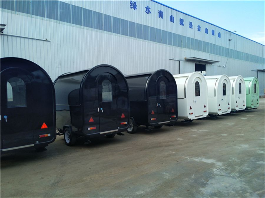 Towable Street Sale Coffee Van Vending Customized Mobile Food Trailer