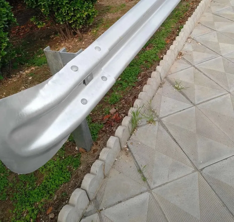 Anti-Crash Galvanized Steel Guardrail Terminal End
