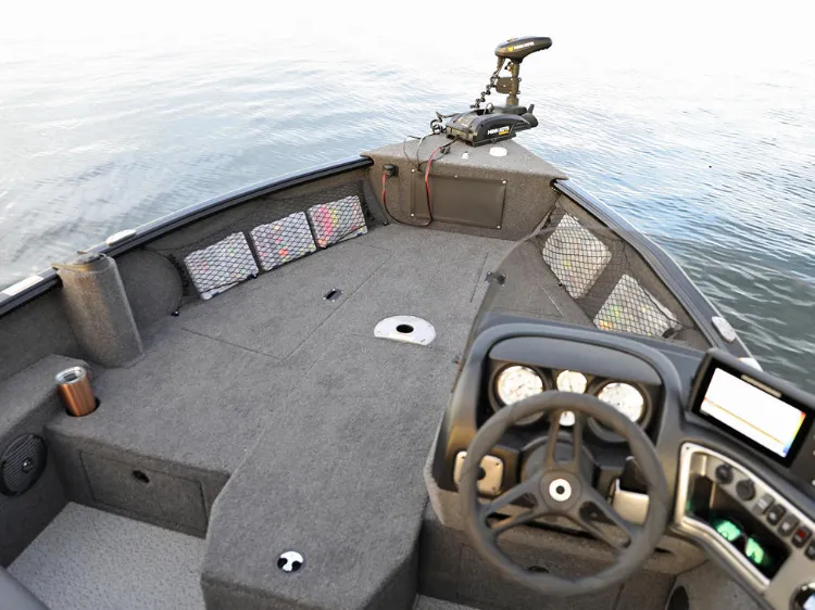 Deep V Bow Small Outboard Type Aluminum Bass Boat with Mounted CE Plate