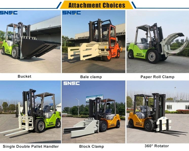 Diesel Gas 3ton Forklift Chariot Elevateur with Japan Engine and 6m Lifting Height