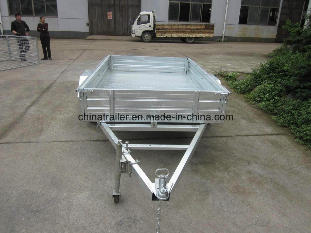 6X4 7X4 7X5 8X5 Box Dump Utility Farm Trailer for EEC