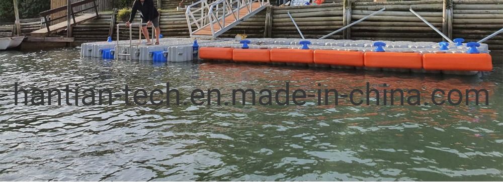 Acid Resistant Solid Plastic HDPE Modular Floating Plastic Structure Pontoon