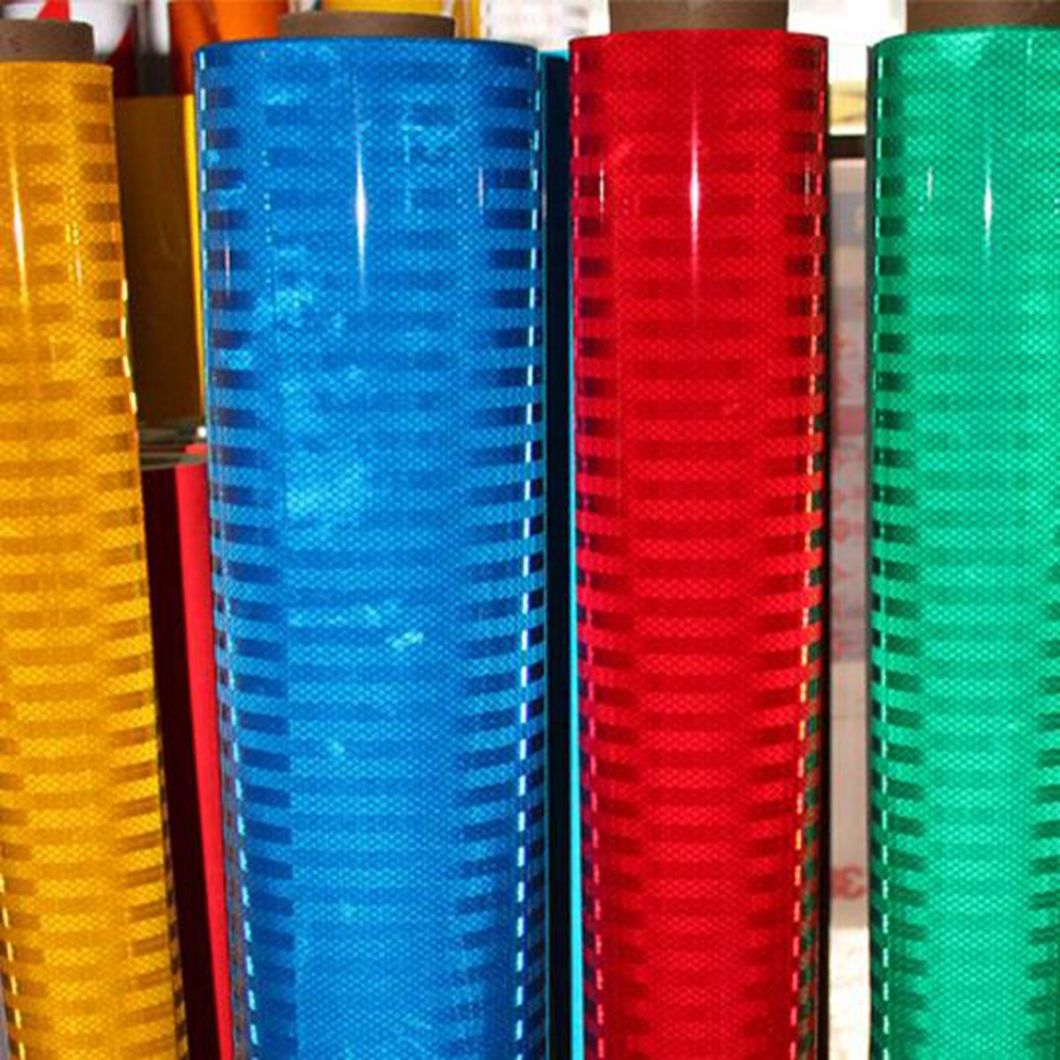 Pet/PC/PMMA Material Customized High Visibility Micro Prism Colorful Reflective Film/Sheeting