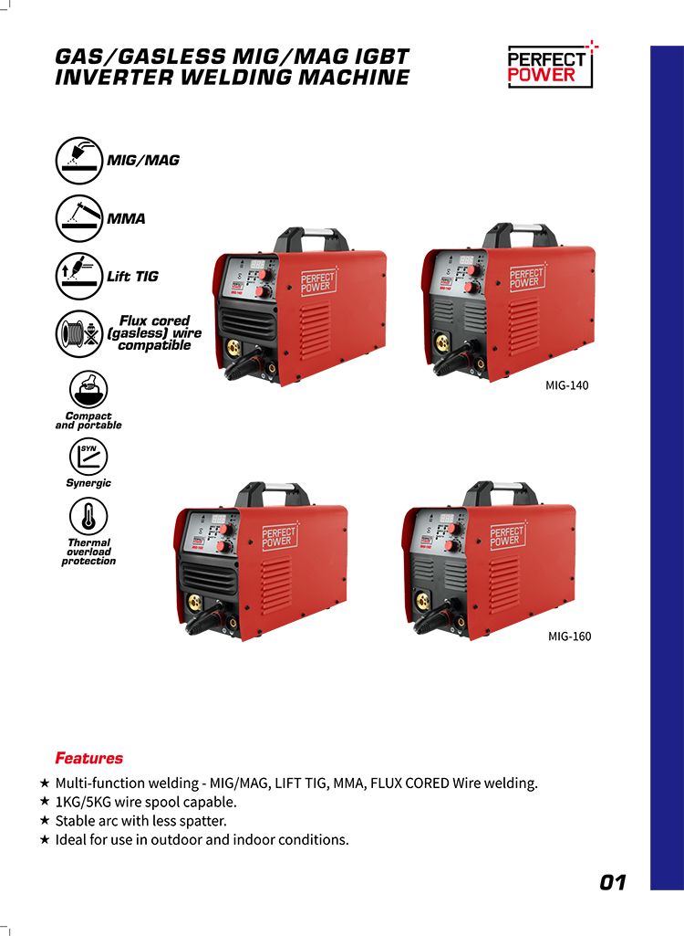 MIG Portable Professional IGBT Inverter Welding Machine MIG160 MIG Welder
