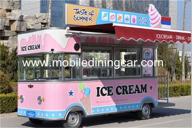 Jekeen Catering Food Truck for Ice Cream Food Truck with Full Equipment