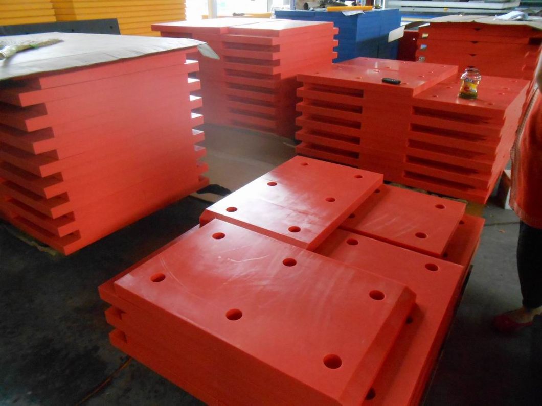 Rubber Pads, Smooth Upper Surface UHMWPE Sliding Fender UHMWPE Pad