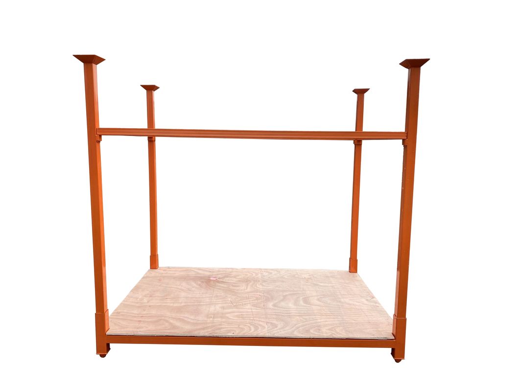Custom Metal Pallet Stacking Frames for Warehouse Storage