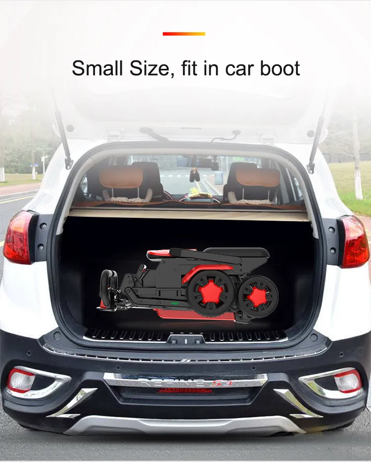 24V Lithium Batteried Electric Folding Scooter for Disabled