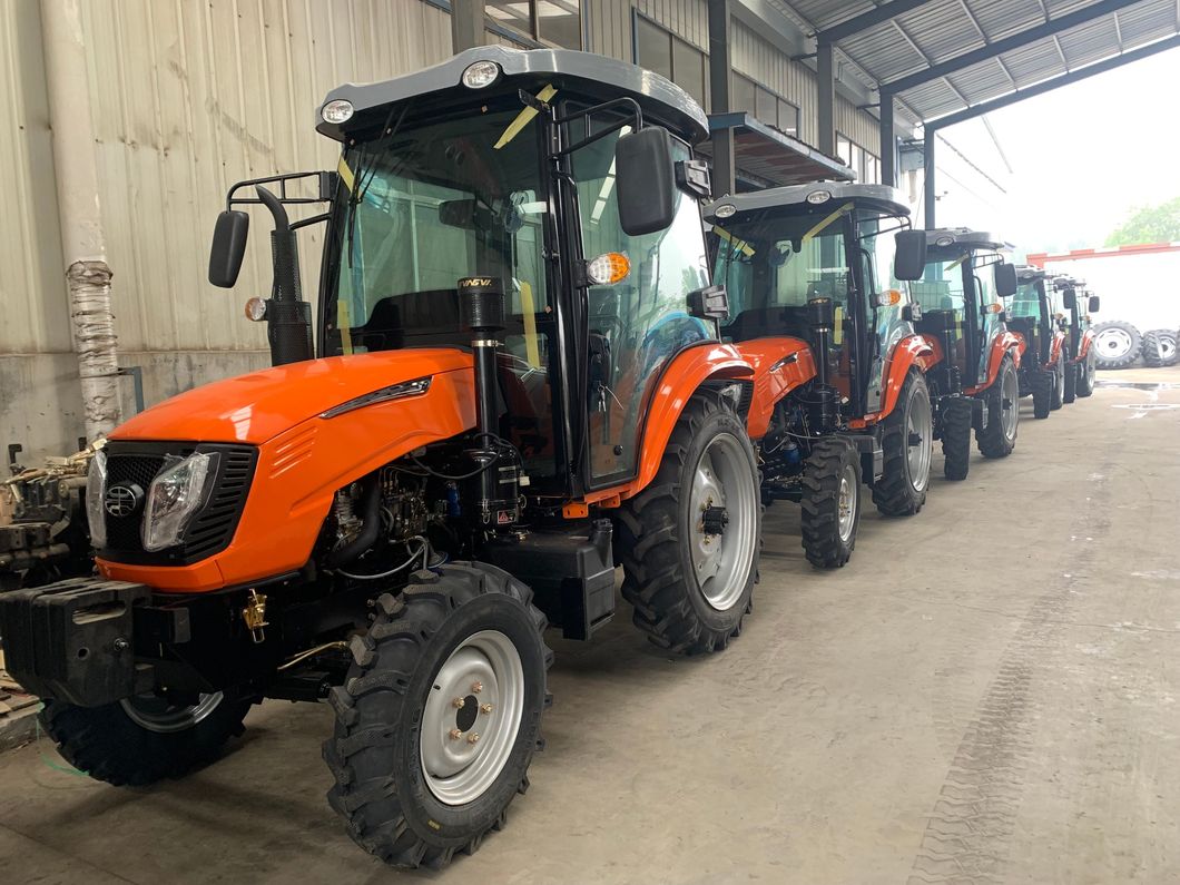 244 Hot Sales Made in Chinese Factory Four Wheel Tractor/Power Tiller Tractor/Small Mini Tractor with Cab and Tiller for Wholesale