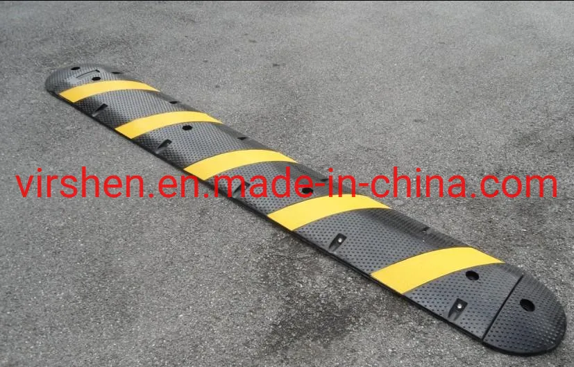 Black Yellow Rubber Speed Hump/Speed Bump/Plastic Speed Bump
