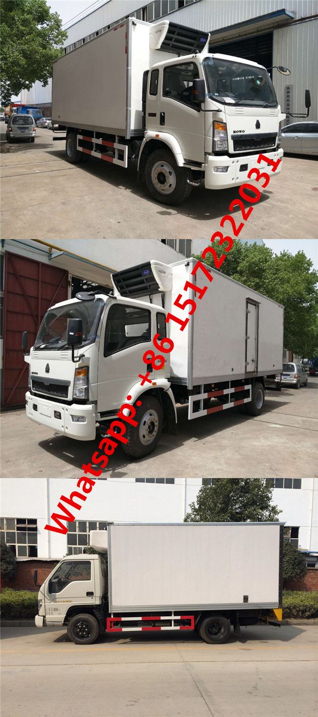 Isuzu 4X2 Light Duty Refrigerated Cargo Box Van Freezer Truck
