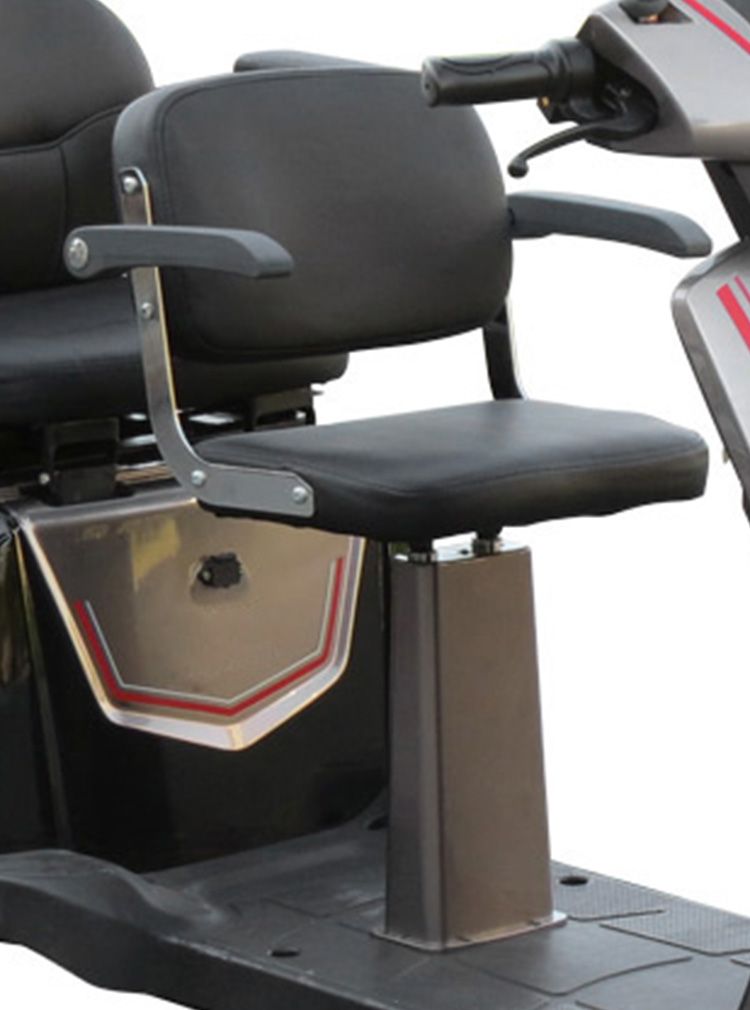 High Quality Powerful Electric Disabled Scooter, Electric Tricycle with Double Deluxe Saddle (TC-019)