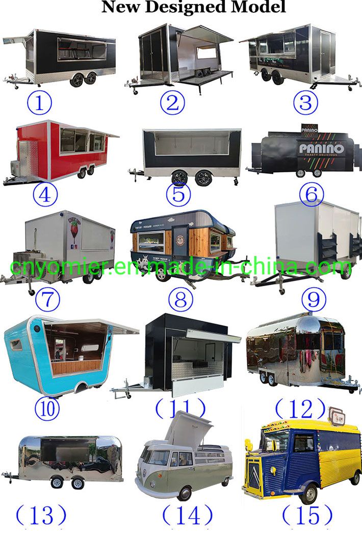 Small Snack Catering Ice Cream Hot Dog Food Concession Trailer