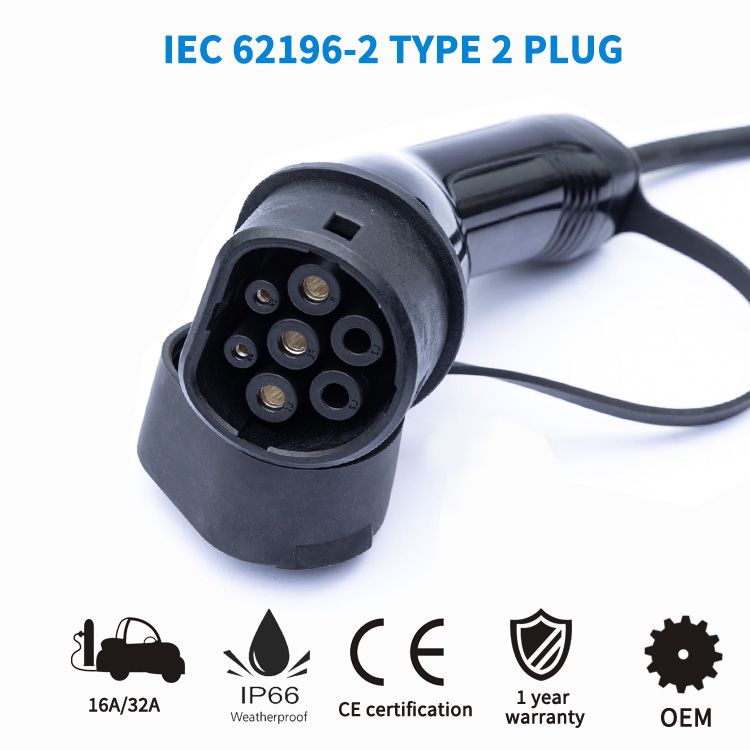 Kangni IEC62196 Mode2 Portable Type Electric AC Auto Charger 16A 3.5kwportable Charging Station