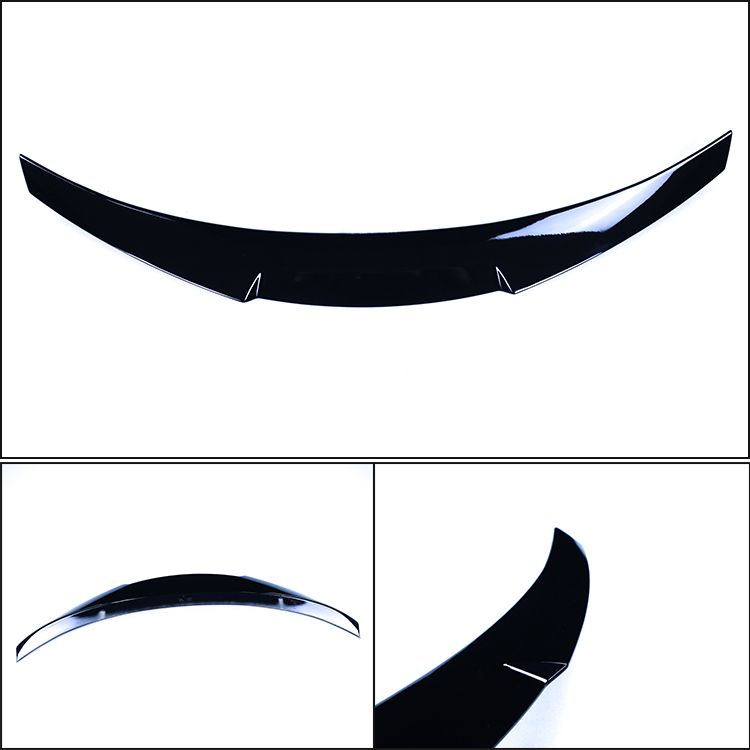 V M4 Type Gloss Black Spoiler for BMW E90 2005+