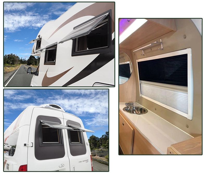 Double Step Aluminum Manual Caravan RV Camper Trailer Steps