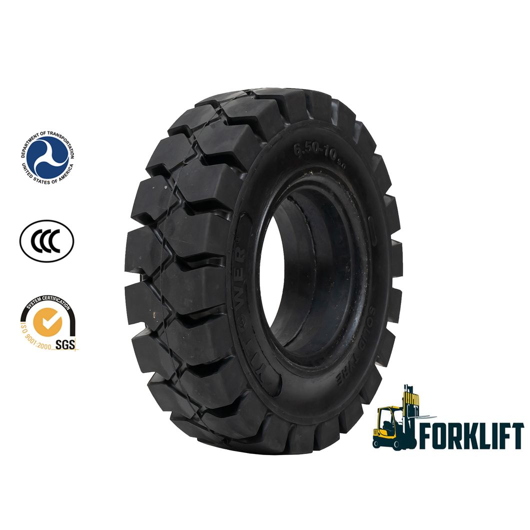 15*4.5-8 15*6.5-8 Rubber Tyre for Forklifts Manufacturer of Solid Tire
