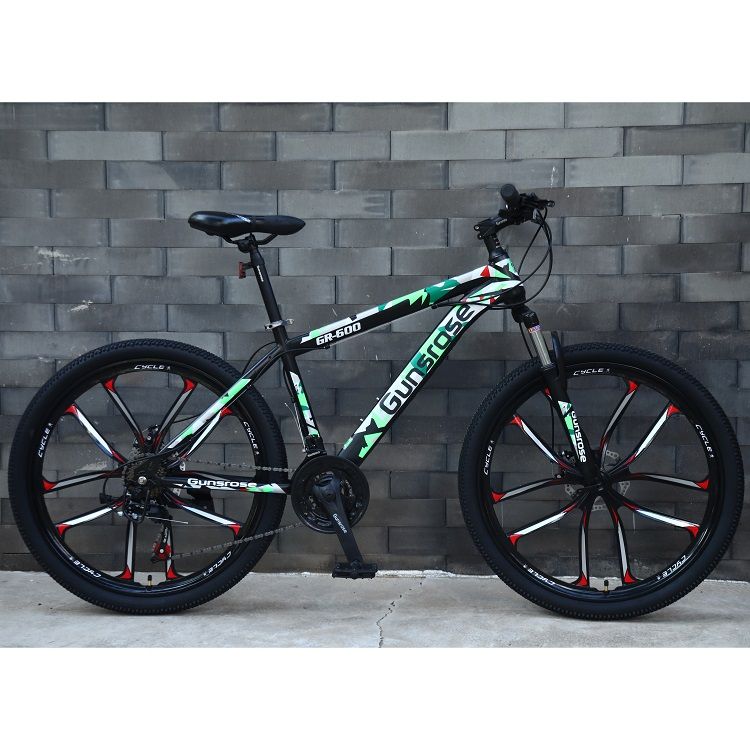 26&prime;&prime; Full Shockingproof Frame 21 Speed Magnesium Alloy 10knif Wheeldisc Brake Mountain Bike