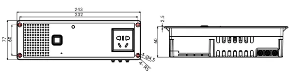 AC220V 50Hz Elevator Emergency Lighting Power Supply