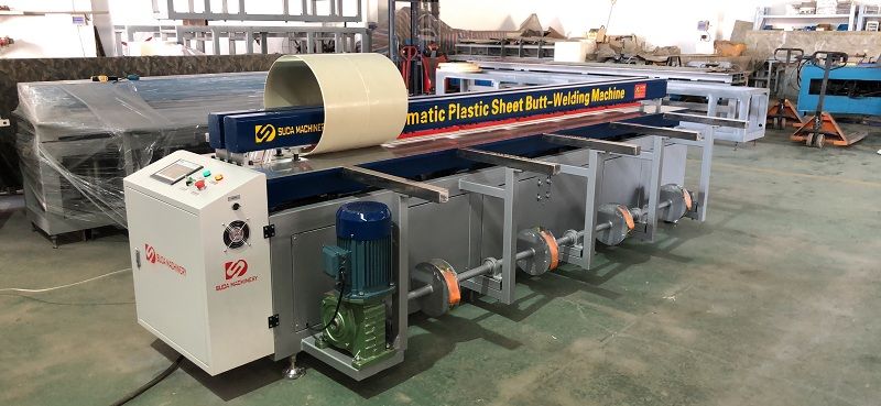 CNC Automatic Plastic PE PP PVC Sheet Board Plate Butt Fusion Fabric Welding Welder Rolling Equipment Machine