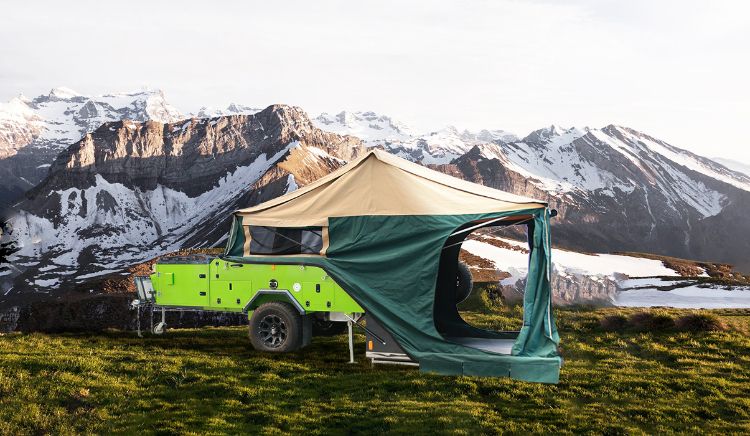 2022 RV Guangdong Factory Tear Drop Camper off Road Camping Trailers