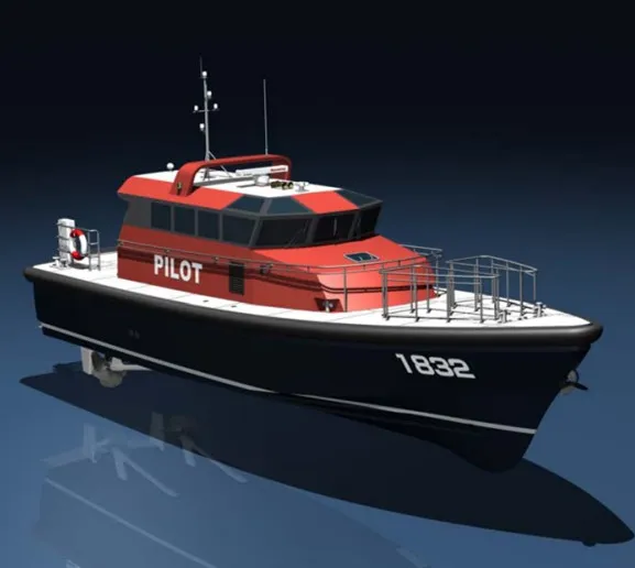 Chinese 19m Aluminum Alloy Material High Speed Pilot Boat for Sale
