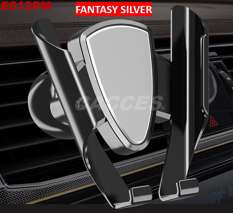 Cell Phone Holder for Car Phone Mount All-Round Arm Air Vent Windshield Car Phone Holder Anti-Shake Stabilizer Phone Car Holder Compatible W/ All Phones Bracket