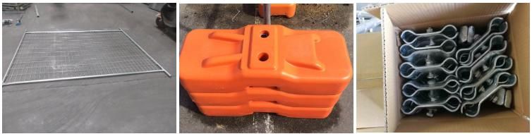as 4687-2007 Australia 75*100mm Hole Welded Galvanized Temporary No Dig Fence Panel