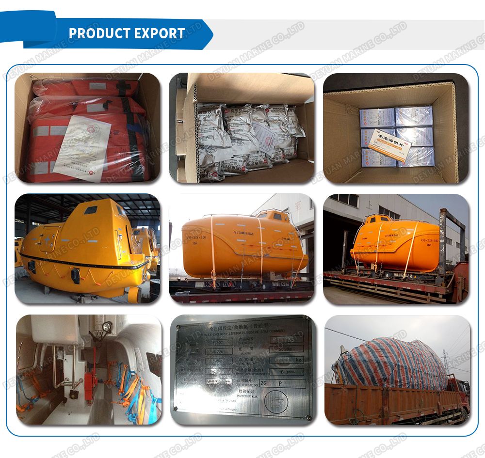 20 Passengers Fire-Proof Type Totally Enclosed Lifeboat with Iacs Certification